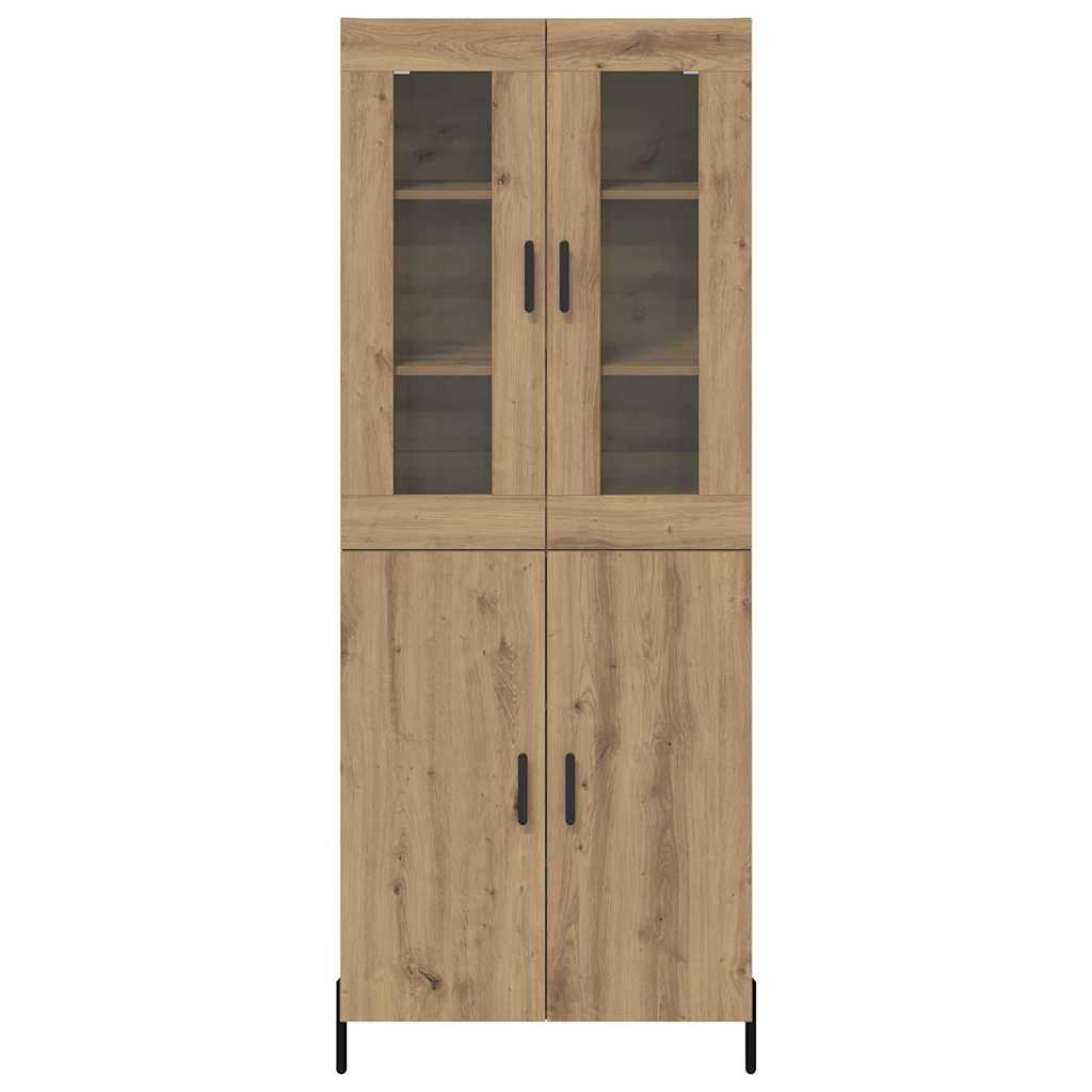 Highboard Artisan Eiken 69,5 x 34 x 180 cm Bewerkt hout