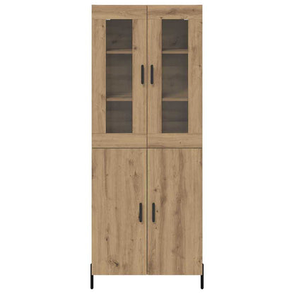 Highboard Artisan Eiken 69,5 x 34 x 180 cm Bewerkt hout
