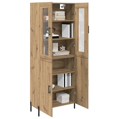 Highboard Artisan Eiken 69,5 x 34 x 180 cm Bewerkt hout