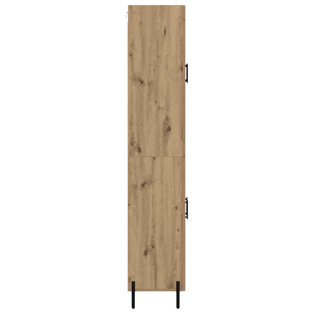 Highboard Artisan Eiken 69,5 x 34 x 180 cm Bewerkt hout