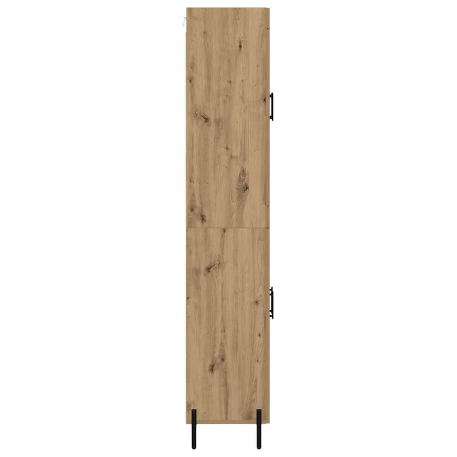 Highboard Artisan Eiken 69,5 x 34 x 180 cm Bewerkt hout