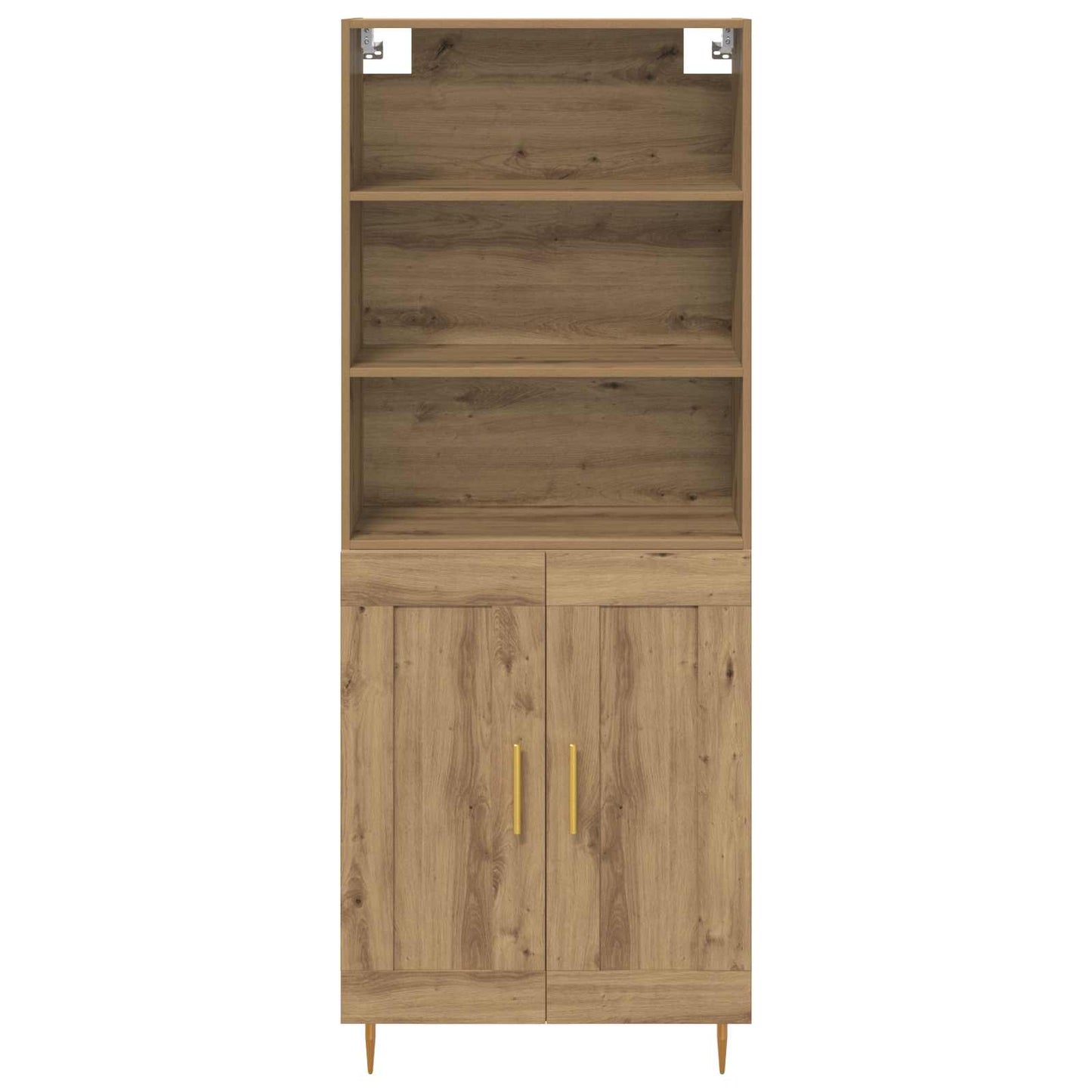 Hoge kast Artisan Eiken 69,5 x 32,5 x 180 cm Bewerkt hout