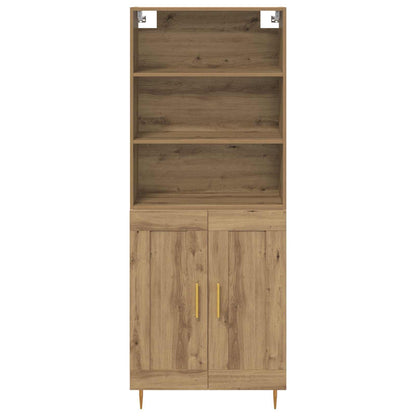 Hoge kast Artisan Eiken 69,5 x 32,5 x 180 cm Bewerkt hout