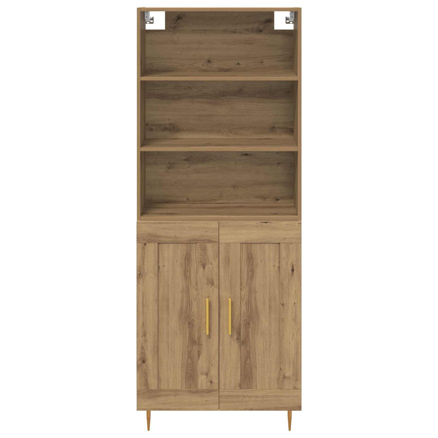 Hoge kast Artisan Eiken 69,5 x 32,5 x 180 cm Bewerkt hout