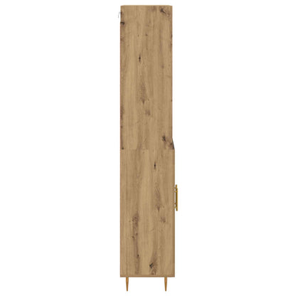 Hoge kast Artisan Eiken 69,5 x 32,5 x 180 cm Bewerkt hout