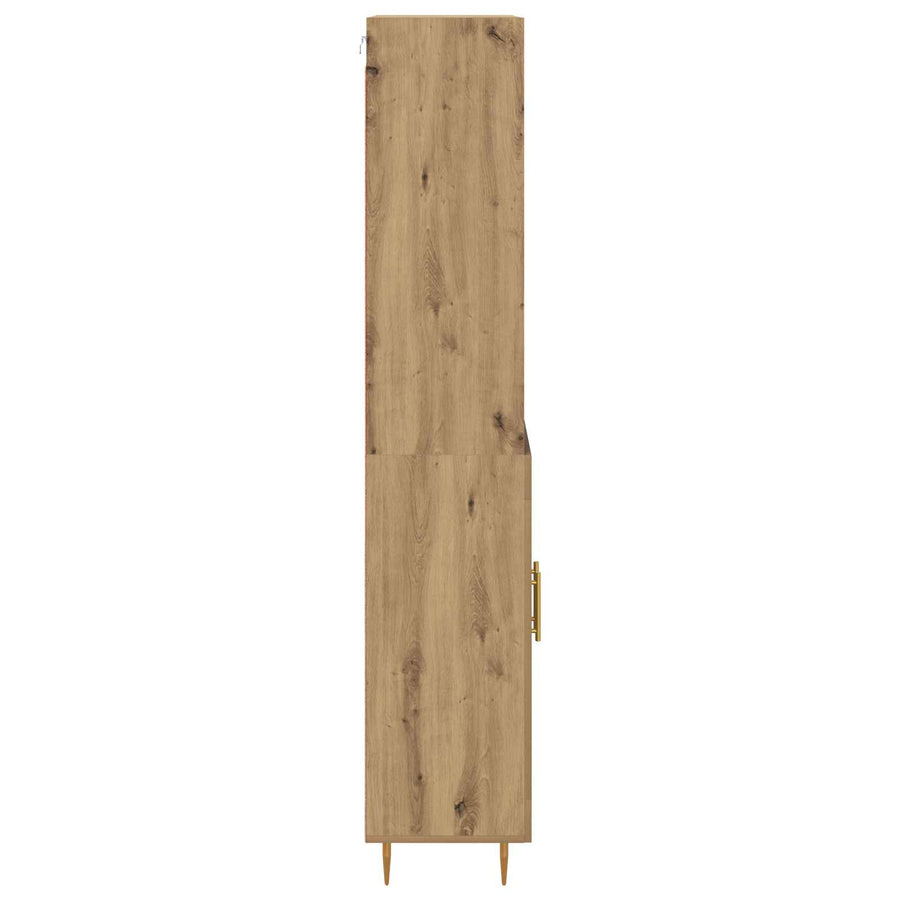 Hoge kast Artisan Eiken 69,5 x 32,5 x 180 cm Bewerkt hout