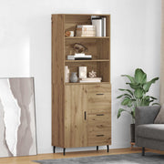 Highboard Artisan Eiken 69,5x34x180 cm met lade