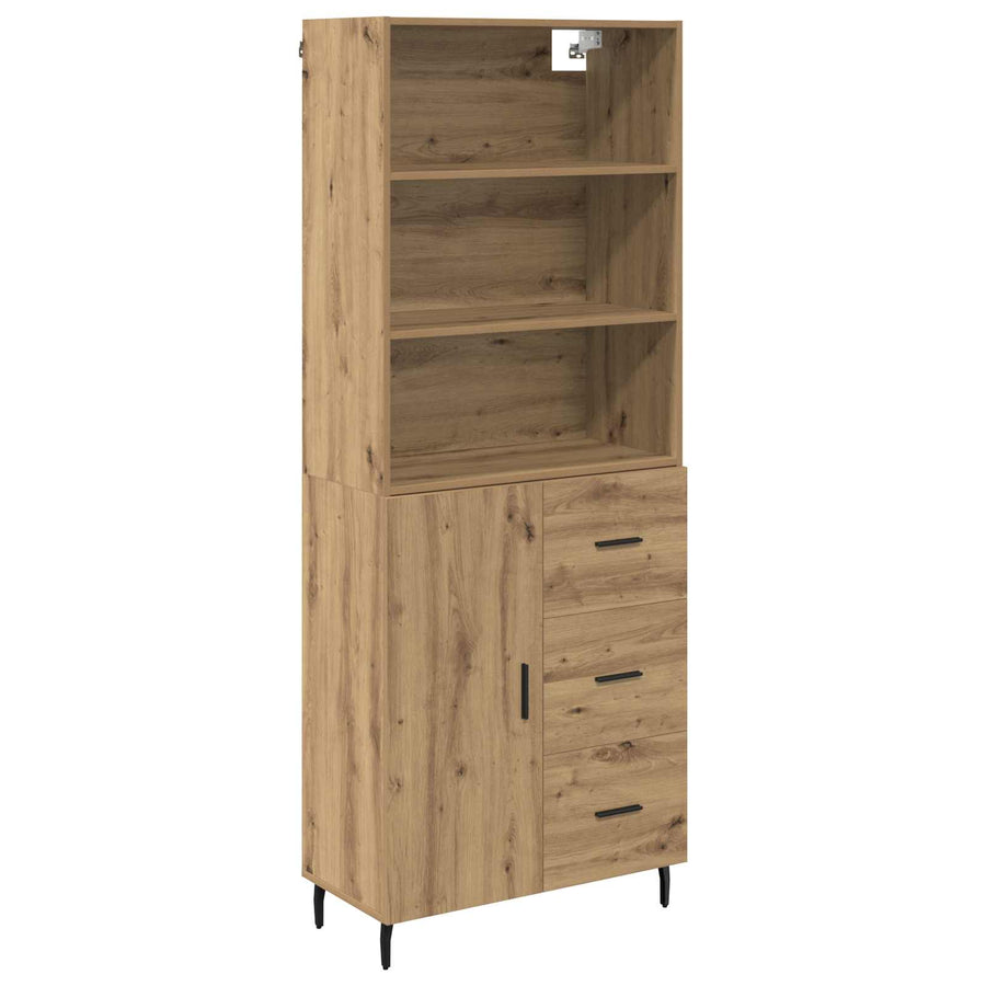 Hoge kast met lade Artisan Eiken 69,5 x 34 x 180 cm