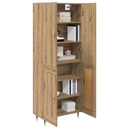 Highboard Artisan Eiken 69,5 x 34 x 180 cm Bewerkt hout