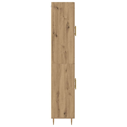 Hoge kast 2 pcs Artisan Eiken 69,5 x 34 x 180 cm Bewerkt hout
