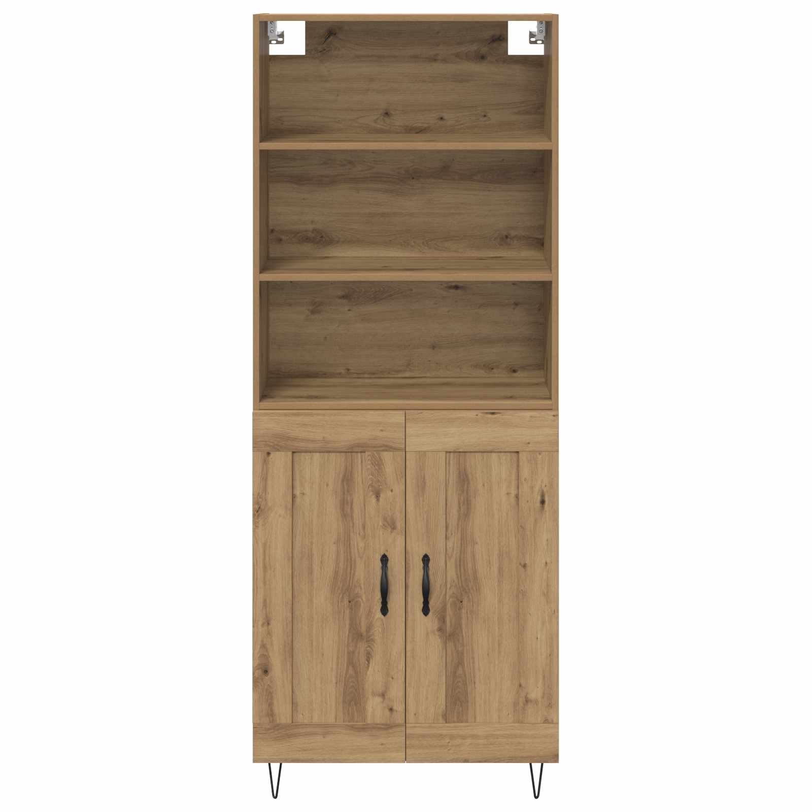 Hoge kast Artisan Eiken 69,5 x 32,5 x 180 cm Bewerkt hout