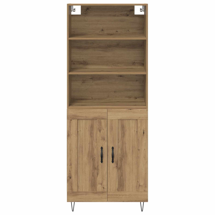 Hoge kast Artisan Eiken 69,5 x 32,5 x 180 cm Bewerkt hout