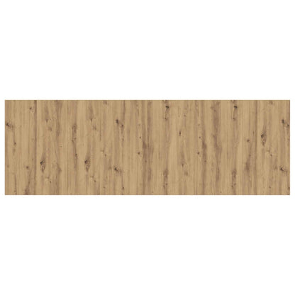 Hoofdbord Met Kast met lade 3 pcs Artisan Eiken Bewerkt hout