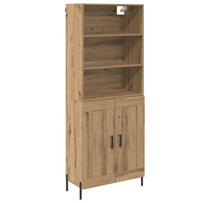 Hoge kast Artisan Eiken 69,5 x 32,5 x 180 cm Bewerkt hout