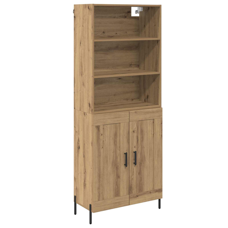 Hoge kast Artisan Eiken 69,5 x 32,5 x 180 cm Bewerkt hout
