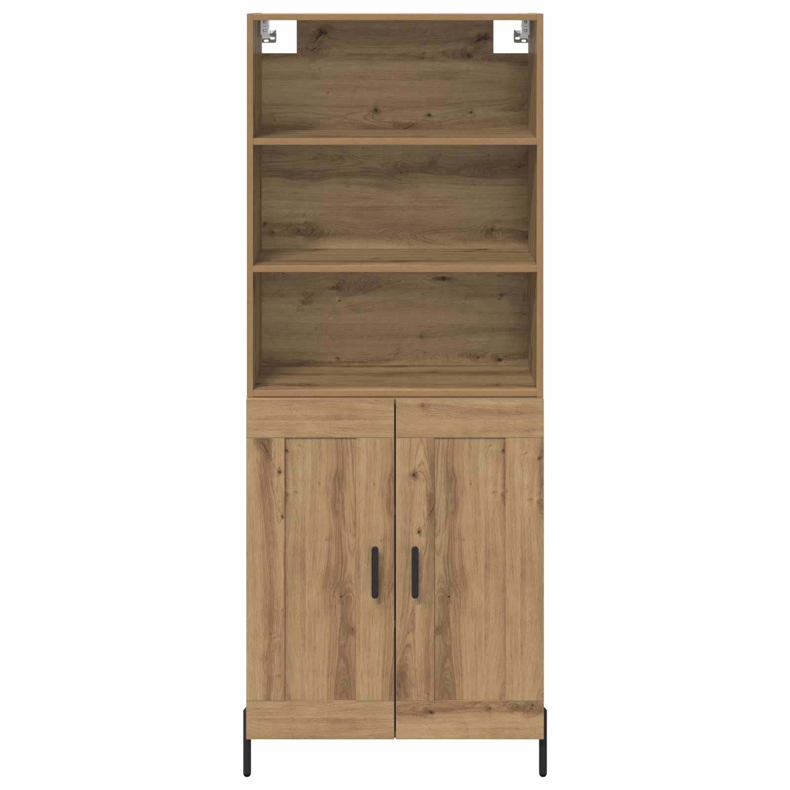 Hoge kast Artisan Eiken 69,5 x 32,5 x 180 cm Bewerkt hout