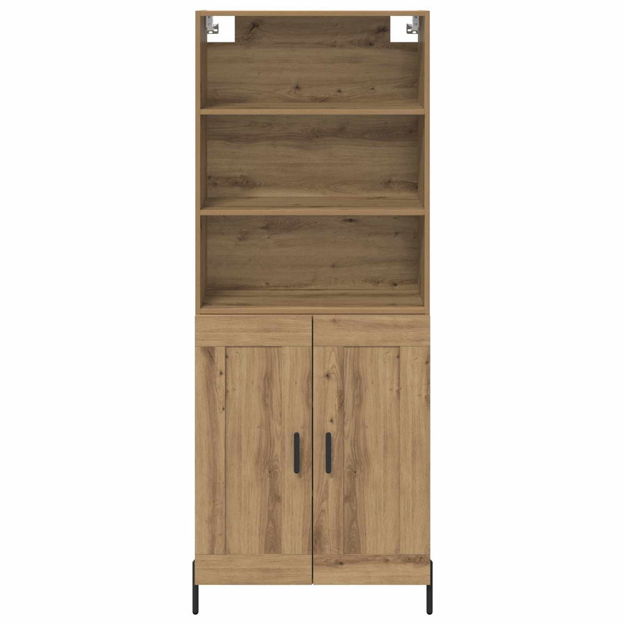 Hoge kast Artisan Eiken 69,5 x 32,5 x 180 cm Bewerkt hout