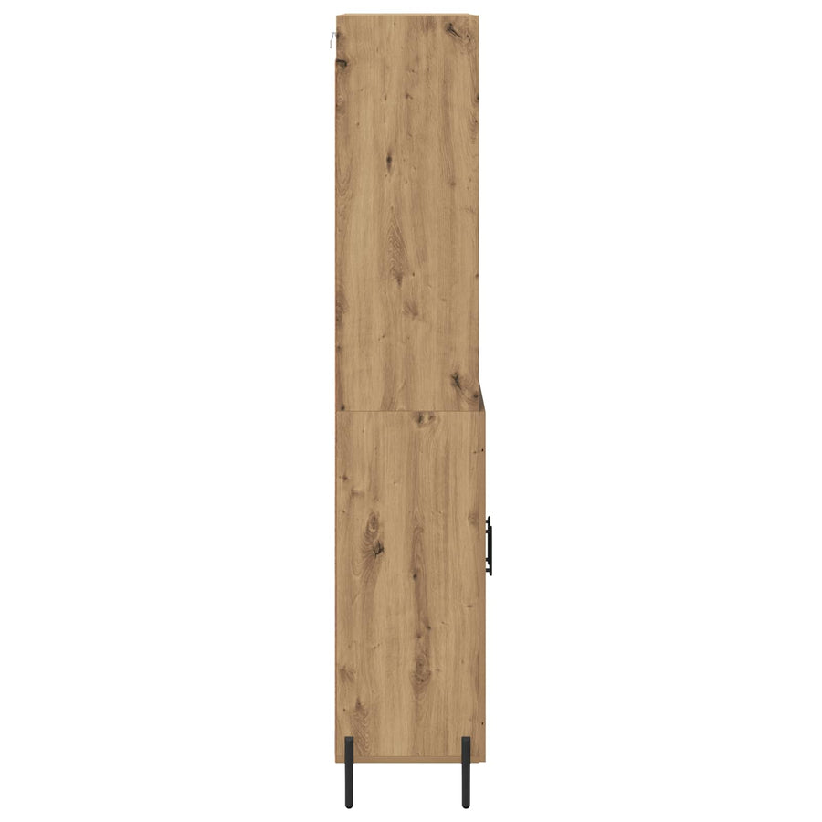 Hoge kast Artisan Eiken 69,5 x 32,5 x 180 cm Bewerkt hout