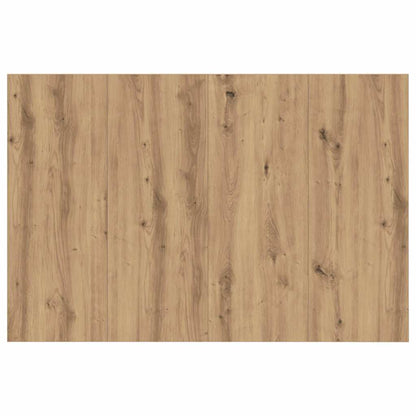 Hoofdbord Met Kast met lade 3 pcs Artisan Eiken Bewerkt hout