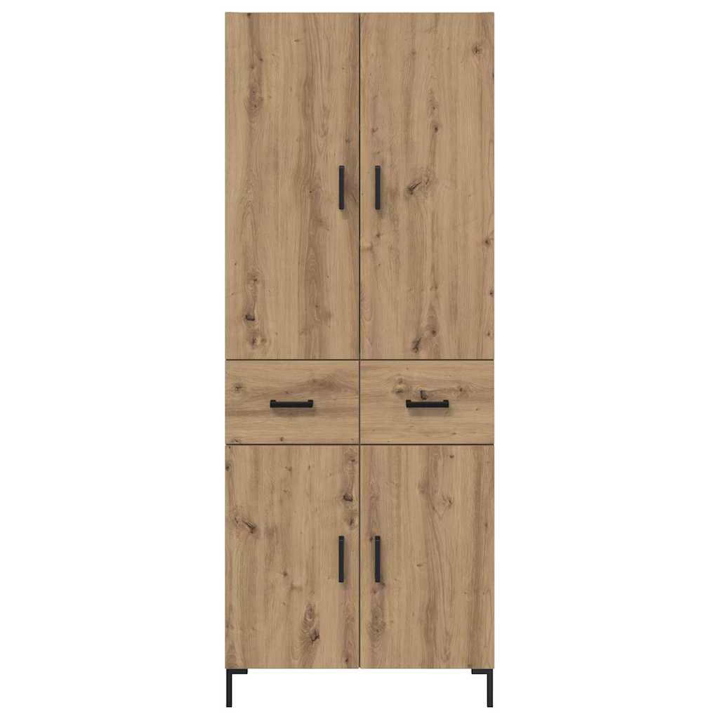 Highboard Artisan Eiken 69,5 x 34 x 180 cm Bewerkt hout