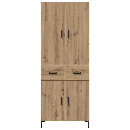 Highboard Artisan Eiken 69,5 x 34 x 180 cm Bewerkt hout
