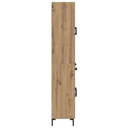 Highboard Artisan Eiken 69,5 x 34 x 180 cm Bewerkt hout