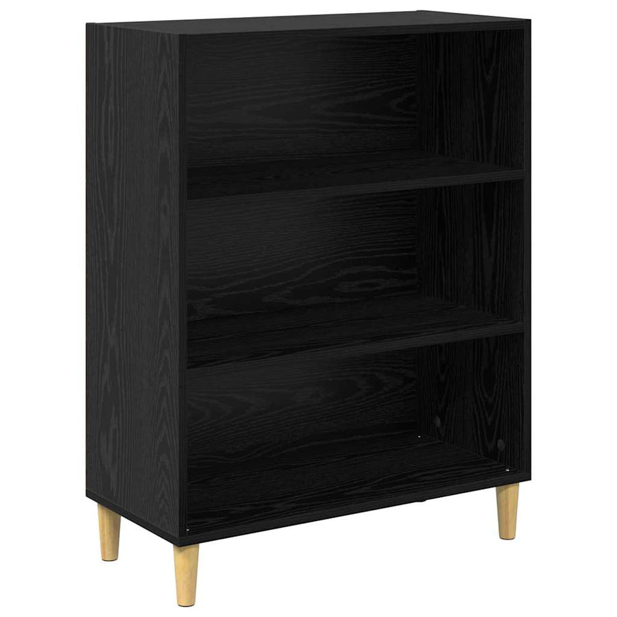 Highboard 2 pcs Zwart Eiken 69,5 x 32,5 x 180 cm Bewerkt hout
