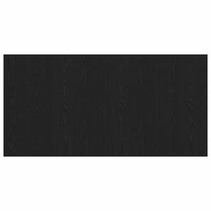 Bed hoofdbord met kastjes 3 pcs Zwart Eiken Bewerkt hout