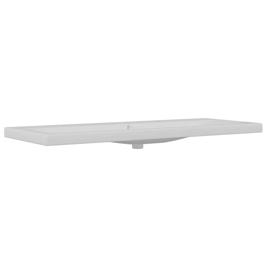 Badkamerkast Zwart Eiken 100 x 38,5 x 46 cm Bewerkt hout