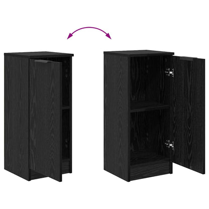 Dressoirs 3 pcs Zwart eiken 69,5 x 34 x 180 cm Bewerkt hout