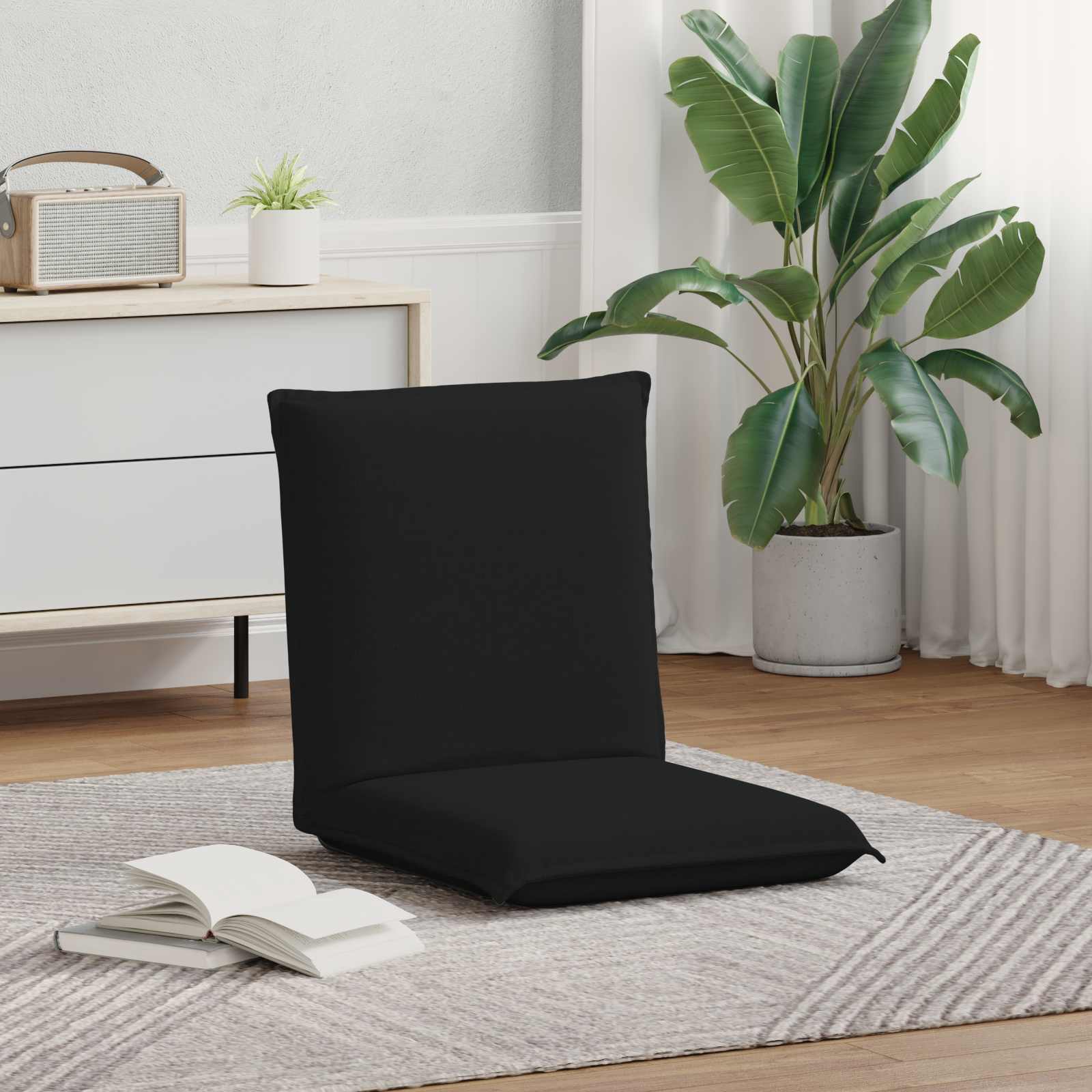 Vloerstoel Zwart 54 x 64 x 59 cm Stof