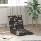 Vloerstoel legergroen 54x64x59 cm stof