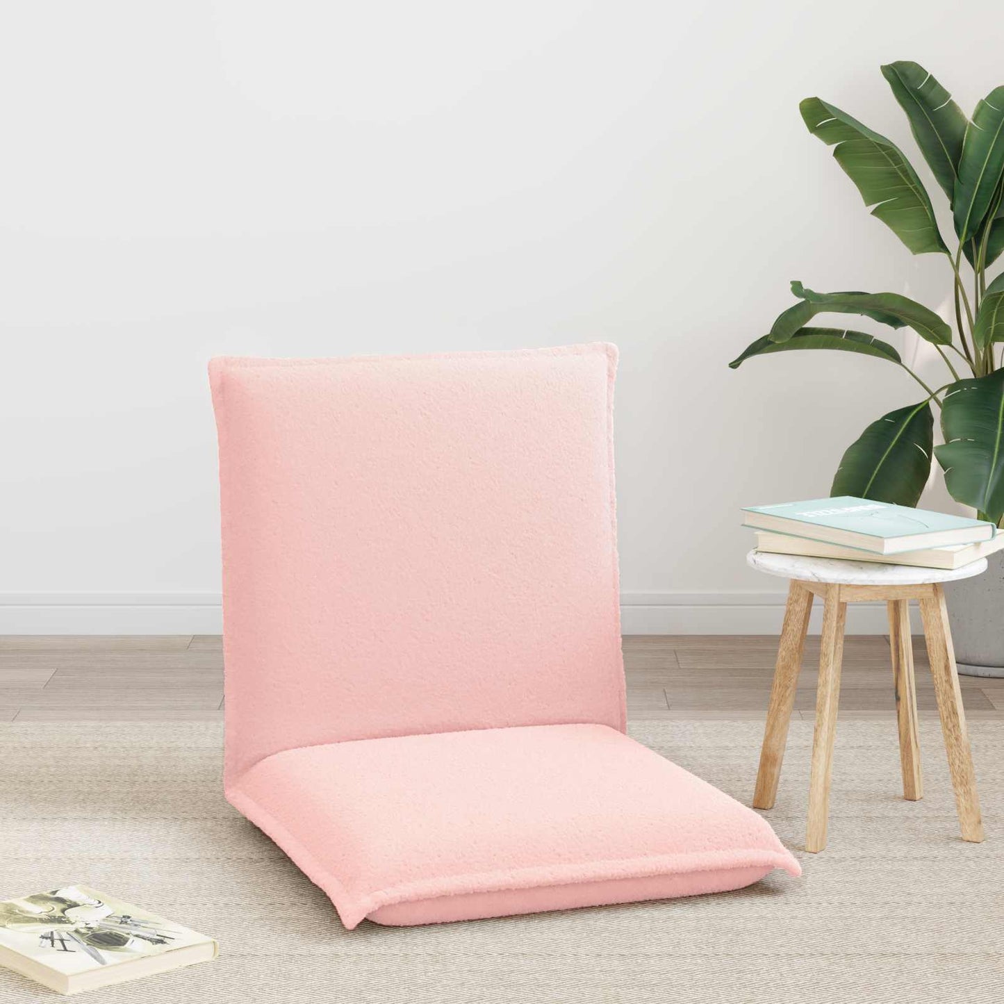 Vloerstoel Roze 54 x 64 x 59 cm Schapenstof