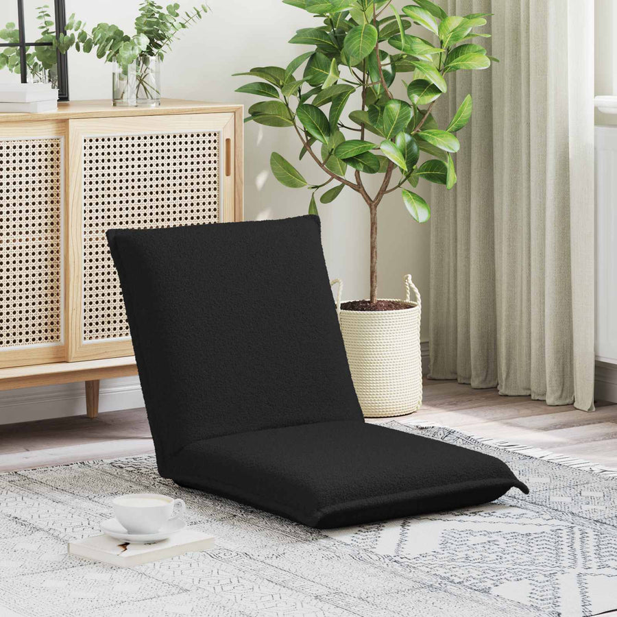 Vloerstoel Zwart 54 x 64 x 59 cm Schapenstof