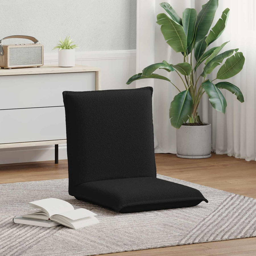 Vloerstoel Zwart 54 x 64 x 59 cm Schapenstof