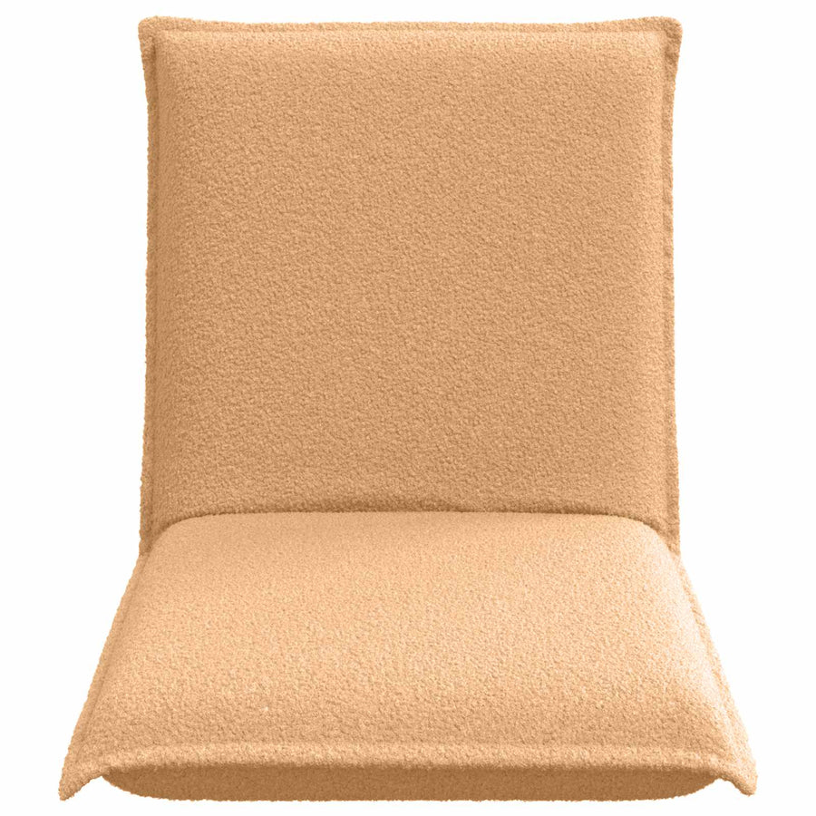 Vloerstoel Beige 54 x 64 x 59 cm Schapenstof