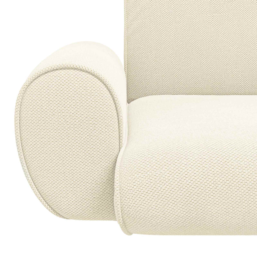 Vloerstoel Crème 68 x 51 x 56 cm Grove Fluweel