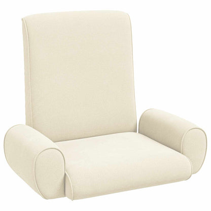Vloerstoel Crème 68 x 51 x 56 cm Grove Fluweel