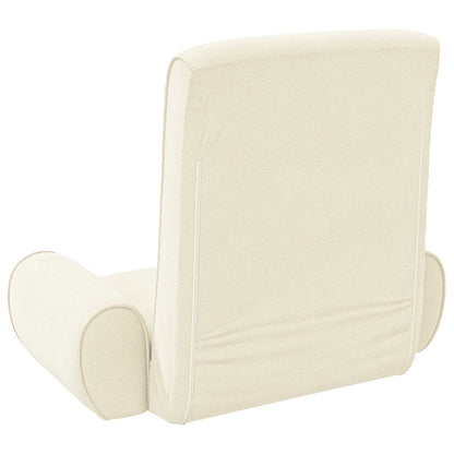 Vloerstoel Crème 68 x 51 x 56 cm Grove Fluweel
