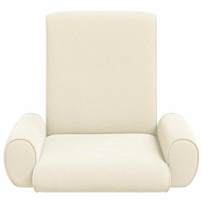 Vloerstoel Crème 68 x 51 x 56 cm Grove Fluweel
