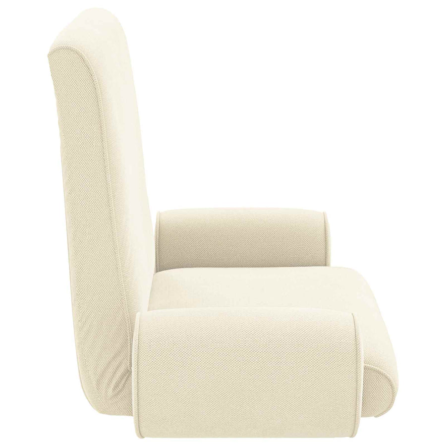 Vloerstoel Crème 68 x 51 x 56 cm Grove Fluweel