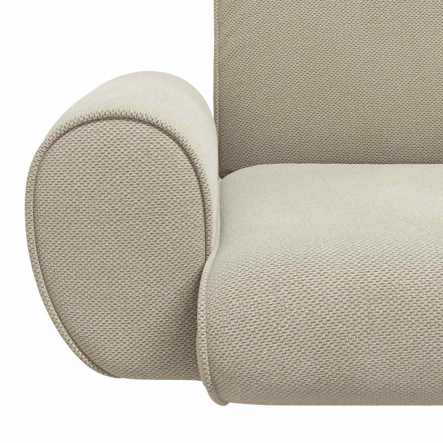 Vloerstoel Zand 68 x 51 x 56 cm Grove Fluweel