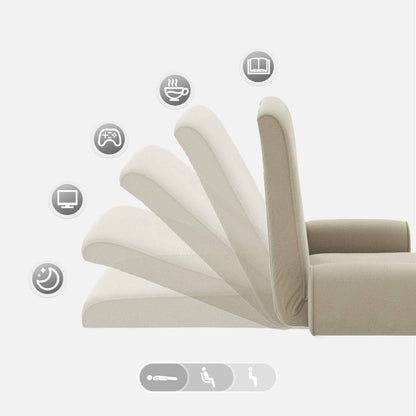 Vloerstoel Zand 68 x 51 x 56 cm Grove Fluweel