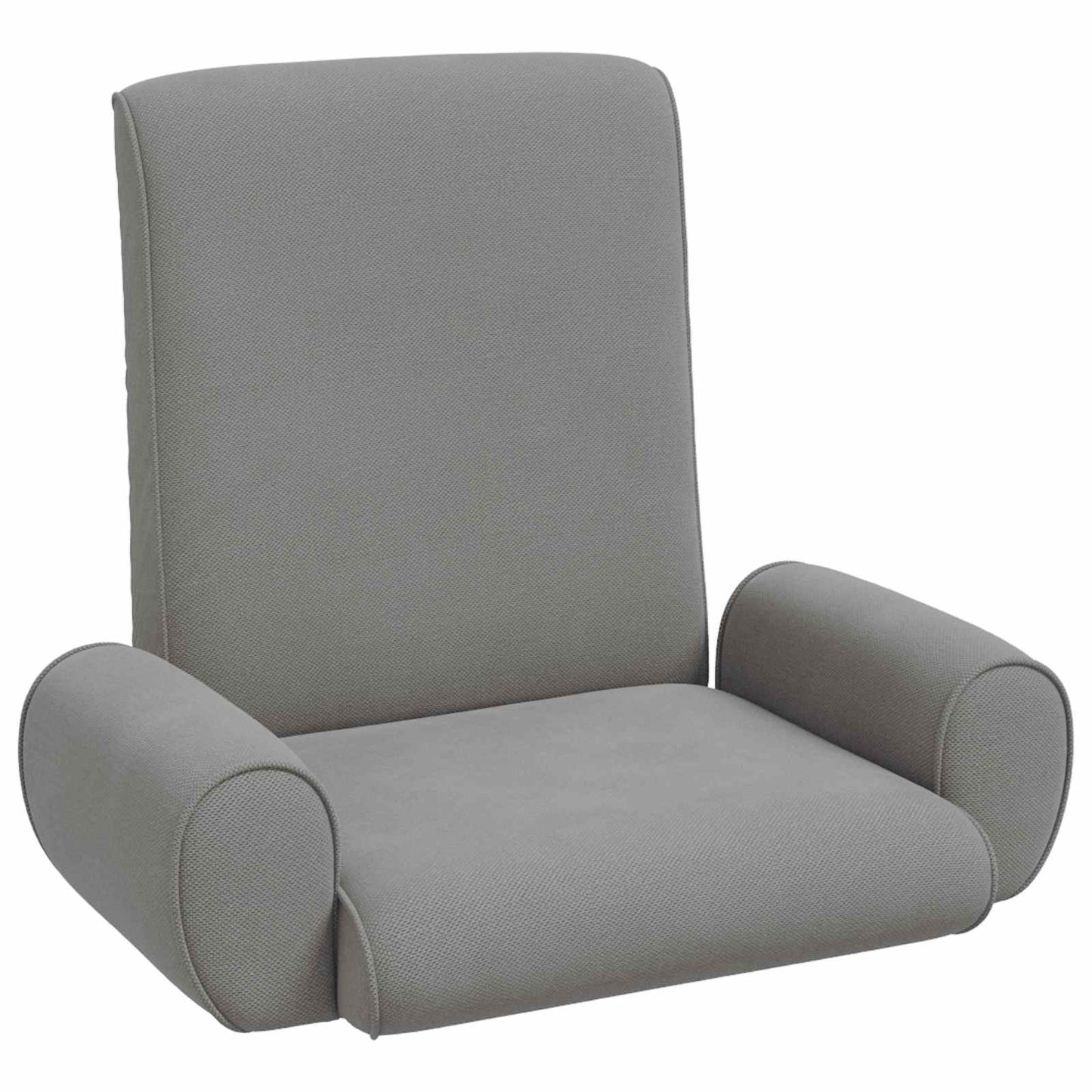 Vloerstoel Donkergrijs 68 x 51 x 56 cm Grove Fluweel
