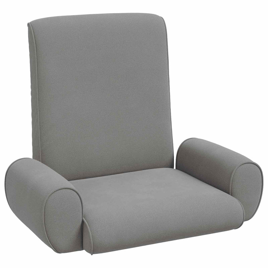 Vloerstoel Donkergrijs 68 x 51 x 56 cm Grove Fluweel