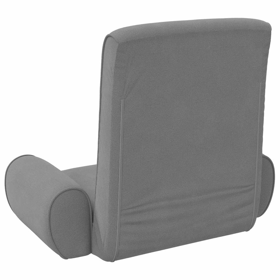 Vloerstoel Donkergrijs 68 x 51 x 56 cm Grove Fluweel