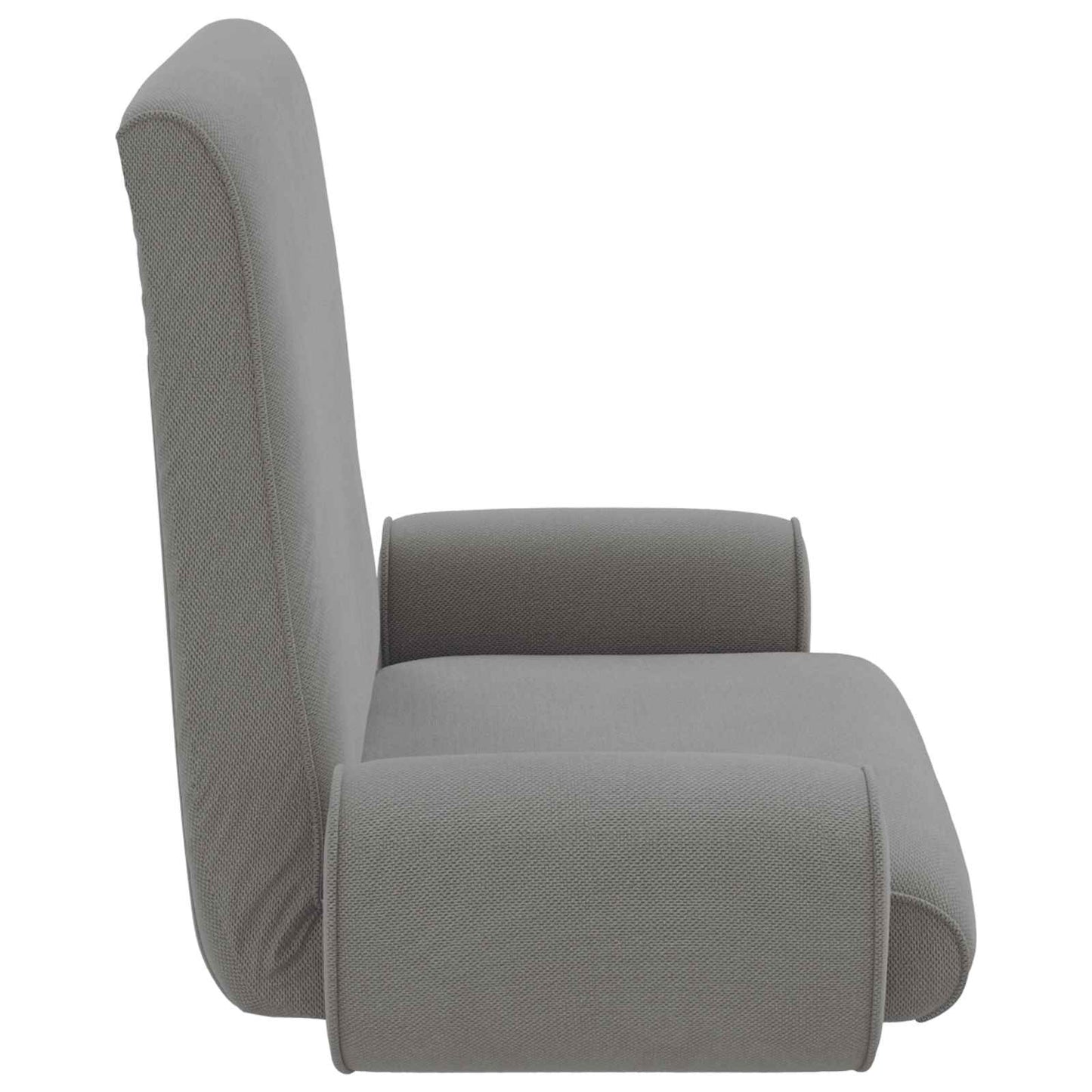 Vloerstoel Donkergrijs 68 x 51 x 56 cm Grove Fluweel