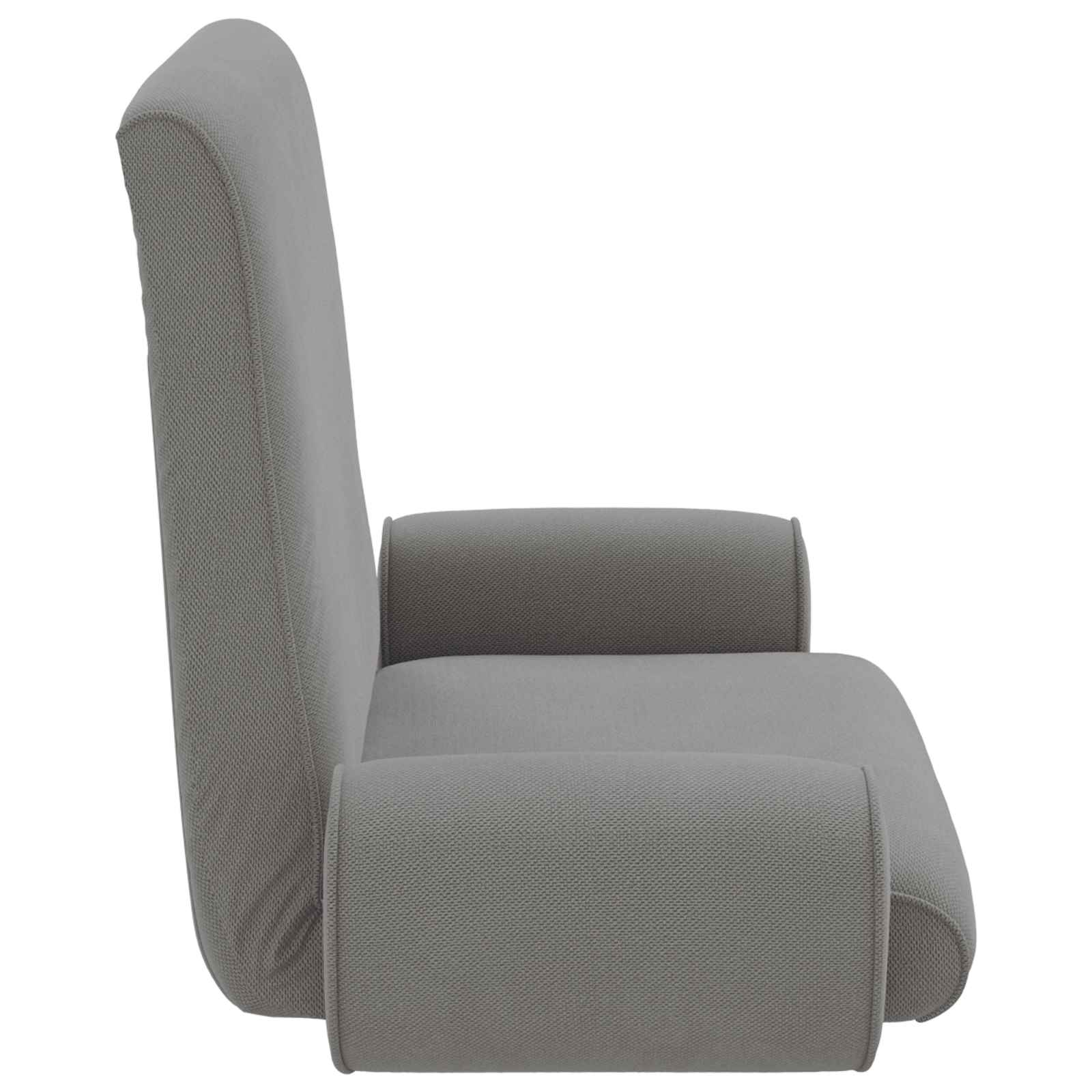 Vloerstoel Donkergrijs 68 x 51 x 56 cm Grove Fluweel