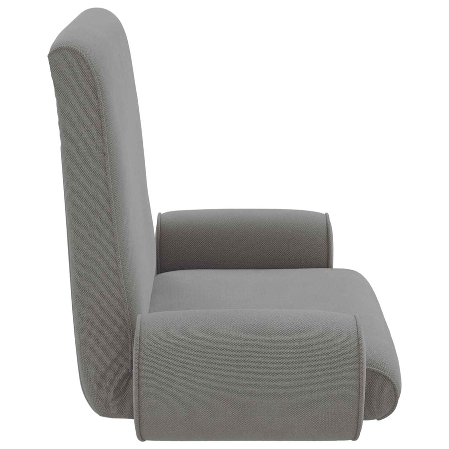 Vloerstoel Donkergrijs 68 x 51 x 56 cm Grove Fluweel
