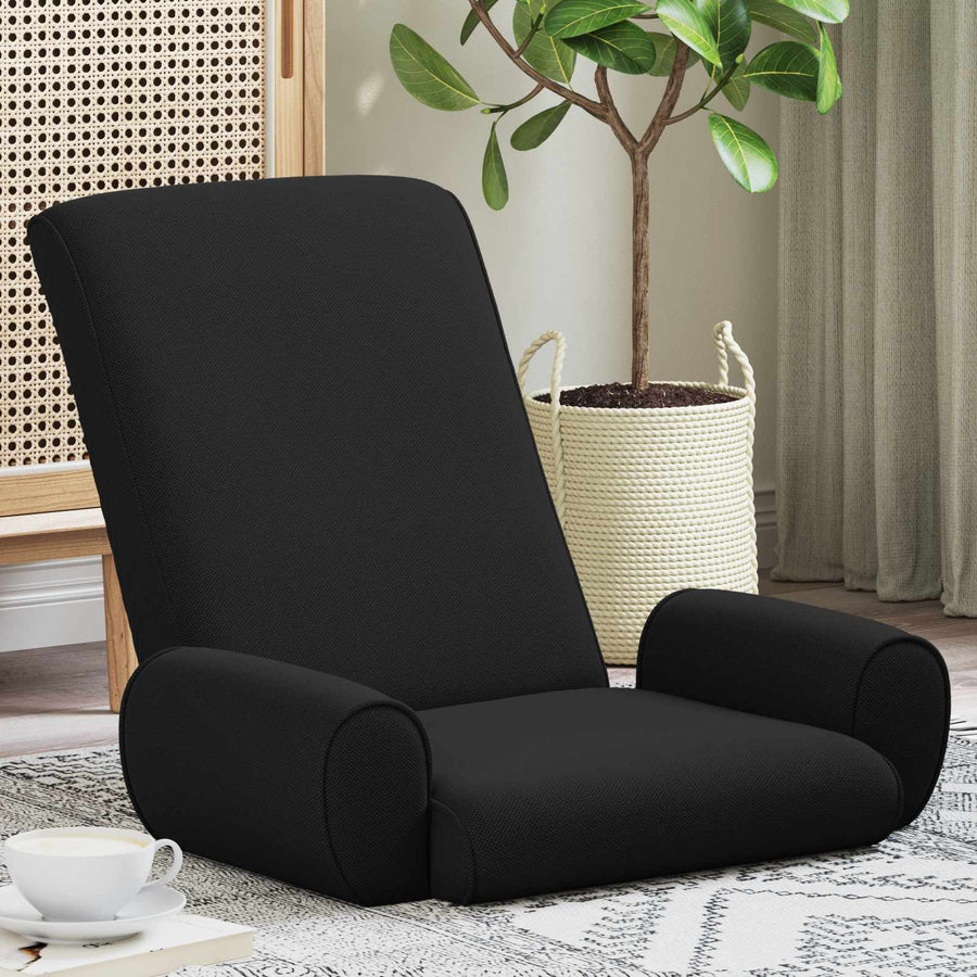 Vloerstoel Zwart 68 x 51 x 56 cm Grove Fluweel